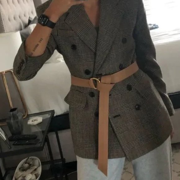 Belt Faux Pebbled Leather Belt - Picture 3 of 3